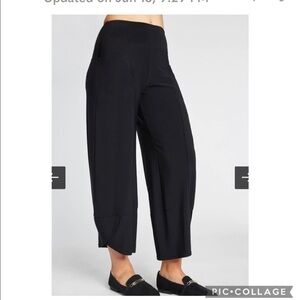 SIMPLI angle seam lantern pants comfortable casual